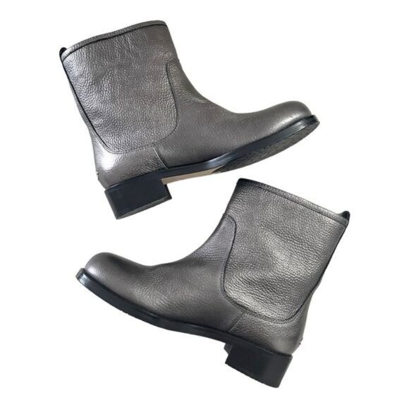 Jimmy Choo Leather Motorcycle Boots - Picture 2 of 10